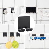 Moonval Wall-Mounted Phone Holder, Self-Adhesive Charger and Accessory Organizer