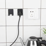 Moonval Wall-Mounted Phone Holder, Self-Adhesive Charger and Accessory Organizer