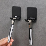 Moonval Wall-Mounted Phone Holder, Self-Adhesive Charger and Accessory Organizer