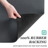 Moonval Super Absorbent Bath Mat, Quick-Dry Non-Slip Floor Rug for Bathroom, Kitchen & Entryway