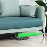 Moonval Self-Squeezing Spin Mop with Microfiber Head, Hands-Free Floor Cleaning System
