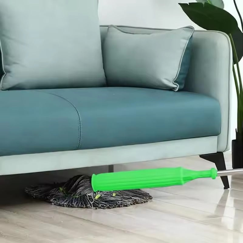 Moonval Self-Squeezing Spin Mop with Microfiber Head, Hands-Free Floor Cleaning System