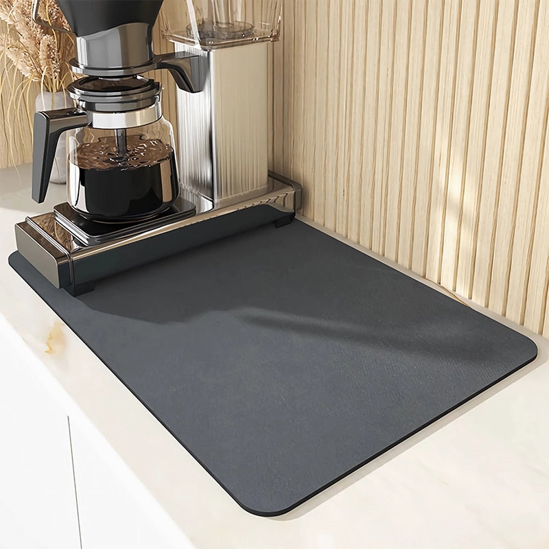 Moonval Super Absorbent Bath Mat, Quick-Dry Non-Slip Floor Rug for Bathroom, Kitchen & Entryway