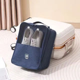 Moonval 3-in-1 Travel Shoe Storage Bag, Waterproof Organizer with Handle & Divider