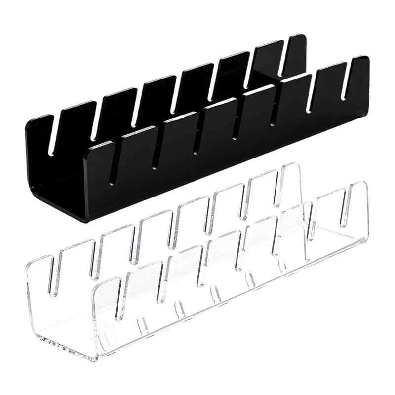 Moonval Acrylic Baseball Cap Organizer, Clear Stackable Hat Storage Display Box
