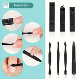 Moonval 23-Piece Manicure Set, Stainless Steel Nail Clippers & Grooming Kit with Travel Case