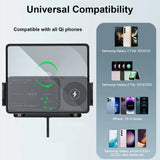 Moonval Expandable Rotating Car Phone Holder, 360° Dashboard Mount for Phones & Foldables