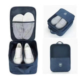 Moonval 3-in-1 Travel Shoe Storage Bag, Waterproof Organizer with Handle & Divider