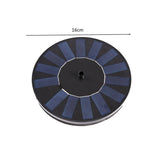 Moonval Solar Fountain Pump, Floating Bird Bath Water Fountain for Garden, Pond & Patio