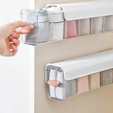 Moonval Underwear Organizer, Foldable Drawer Storage Box for Bras, Panties, Socks & Accessories