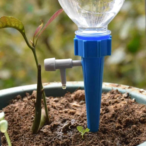Moonval Self Watering Spikes, 24-Pack Adjustable Plant Watering Devices for Bottles