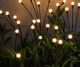 Moonval Solar Firefly Garden Lights, 2-Pack Waterproof Swaying LED Landscape Stakes