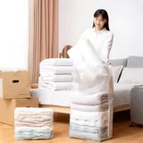 Moonval Extra Large Vacuum Storage Bags, Reusable Zip Lock Compression Bags for Clothes & Bedding