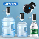 Moonval Automatic Water Dispenser, USB Rechargeable Electric Water Bottle Pump for Universal Gallon Bottles