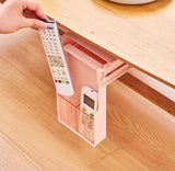 Moonval Under Desk Storage Drawer, Self-Adhesive Hidden Organizer for Office & Home Desk