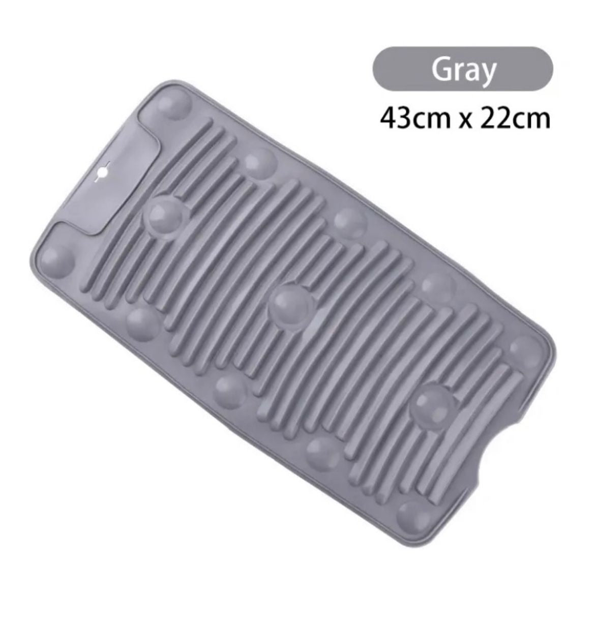 Moonval Multi-Purpose Washboard Mat, Silicone Scrubbing Pad for Laundry, Shoes & Cleaning