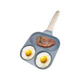 Moonval 3-in-1 Nonstick Frying Pan, Multi-Section Skillet for Eggs, Pancakes & Breakfast Cooking