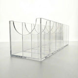 Moonval Premium Acrylic Belt Organizer, Clear Closet Storage Rack for Belts, Ties & Accessories