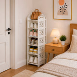 Moonval 6-Tier Shoe Rack Organizer, Space-Saving Storage Shelf for Entryway, Closet & Bedroom