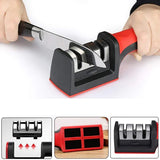 Moonval Knife Sharpener, Professional Multi-Stage Kitchen Knife Sharpening Tool for Home & Chef Use