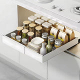 Moonval Expandable Organizer, Adjustable Wardrobe Shelf Divider for Clothes & Storage