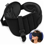 Moonval Travel Sleep System, Portable Inflatable Neck & Head Support Pillow for Travel