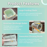 Moonval 5-in-1 Food Chopper, Multifunction Vegetable Cutter & Kitchen Slicer Set