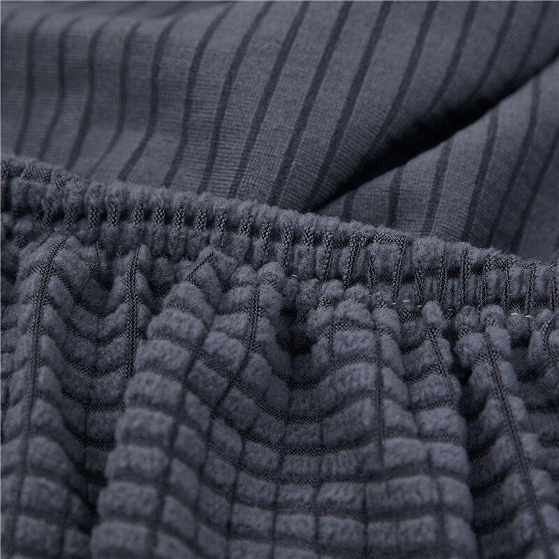 Moonval Waterproof Stretch Sofa Cover, Universal Textured Couch Protector, Cotton Blend