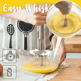 Moonval Semi-Automatic Stainless Steel Whisk, Manual Push Egg Beater & Kitchen Mixer