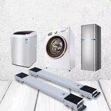 Moonval Appliance Base Stand, Adjustable Heavy-Duty Rolling Platform for Washer, Dryer & Refrigerator