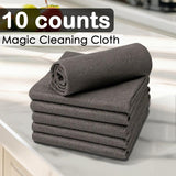Moonval Magic Cleaning Cloths, 10-Pack Reusable Thickened Streak-Free Cleaning Wipes