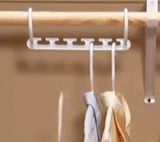 Moonval Hanger Organizer, Space-Saving Closet Storage Rack Holds up to 100 Clothes Hangers