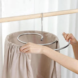Moonval Spiral Bedding Hanger, Space-Saving Closet Organizer for Blankets, Quilts & Comforters