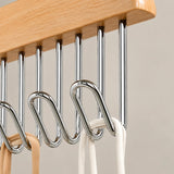 Moonval 8-Hook Clothes Hanger, Space-Saving Multi-Hook Closet Organizer for Shirts & Jackets