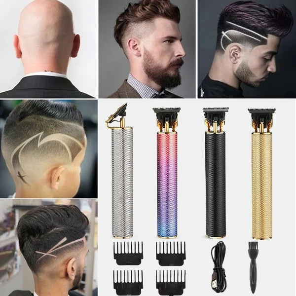 Moonval Cordless Hair Clipper, Rechargeable Wireless Hair & Beard Trimmer for Home & Travel