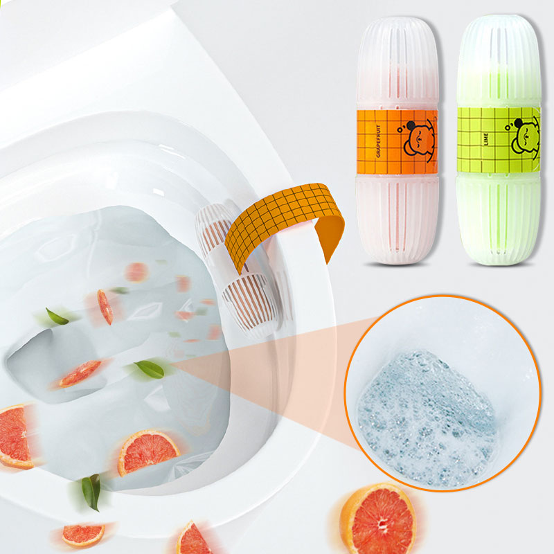 Moonval Toilet Deodorizer Tablets, Hanging Air Freshener & Odor Control for Auto-Flush Toilets