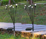 Moonval Solar Firefly Garden Lights, 2-Pack Waterproof Swaying LED Landscape Stakes