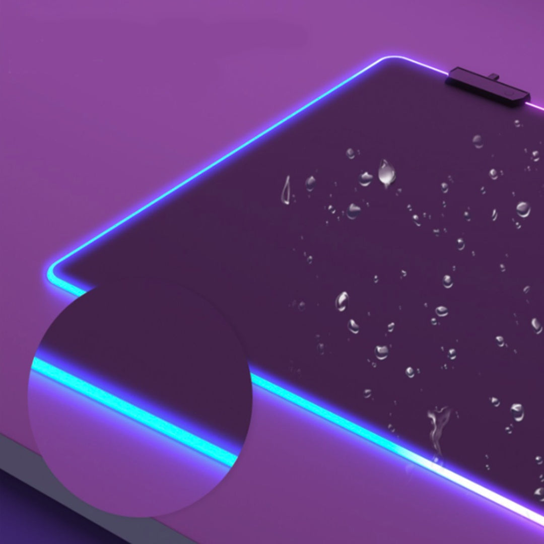 Moonval RGB Gaming Mouse Pad, XXL LED Mouse Mat 80 × 30 cm with USB Lighting