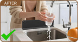 Moonval Silicone Sink Splash Guard, Waterproof Countertop Barrier for Kitchen and Bathroom