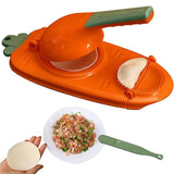 Moonval 2-in-1 Dumpling Maker Press, Dough Press & Dumpling Mold Kitchen Tool