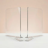Moonval Acrylic Shelf Dividers, Clear Closet Shelf Organizers for Clothes, Bags & Linens