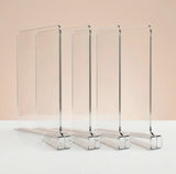 Moonval Acrylic Shelf Dividers, Clear Closet Shelf Organizers for Clothes, Bags & Linens
