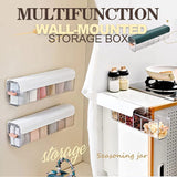 Moonval Wall Storage Drawer, Self-Adhesive Organizer for Socks, Underwear and Accessories