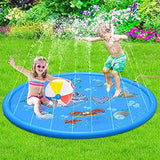 Moonval Inflatable Splash Pad for Kids, Outdoor Sprinkler Water Play Mat for Garden & Lawn