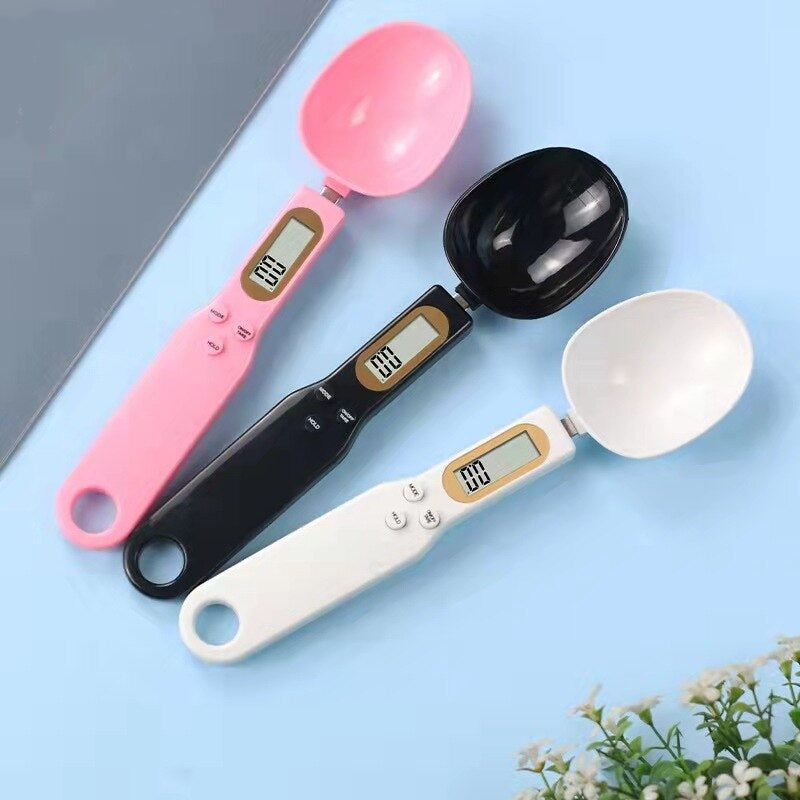 Moonval Digital Measuring Spoon Scale, LCD Kitchen Food Measuring Spoon up to 500g