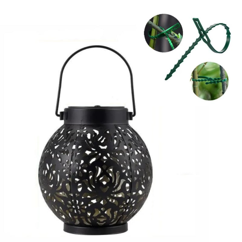 Moonval Solar Hanging Lantern, IP44 Outdoor LED Light with Automatic Dusk Sensor