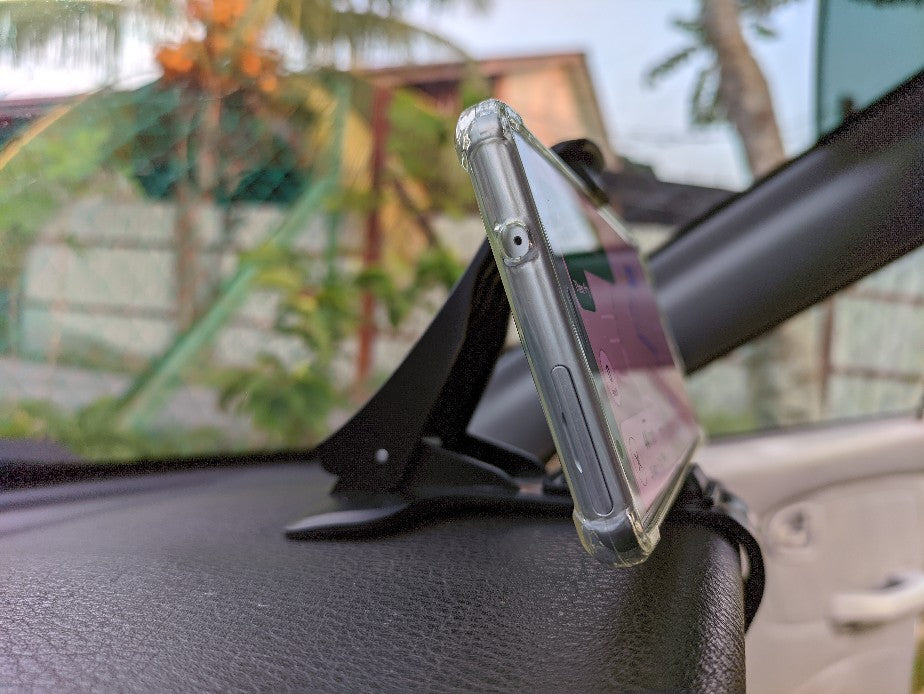Moonval Car Dashboard Phone Holder, Non-Slip Adjustable GPS & Smartphone Mount