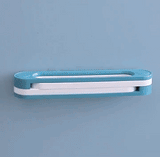 Moonval Wall-Mounted Slipper Holder Set of 2, Space-Saving Bathroom Shoe Organizer Rack