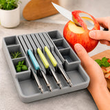 Moonval Multifunction Kitchen Organizer, Countertop Storage Rack for Spices, Utensils & Cooking Essentials