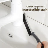 Moonval Hard-Bristle Gap Cleaning Brushes, Narrow Crevice Scrubbers with Hooks